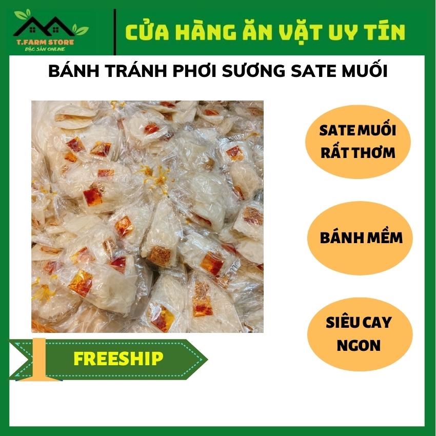 Bánh Tráng Phơi Sương Sate Muối Tắc