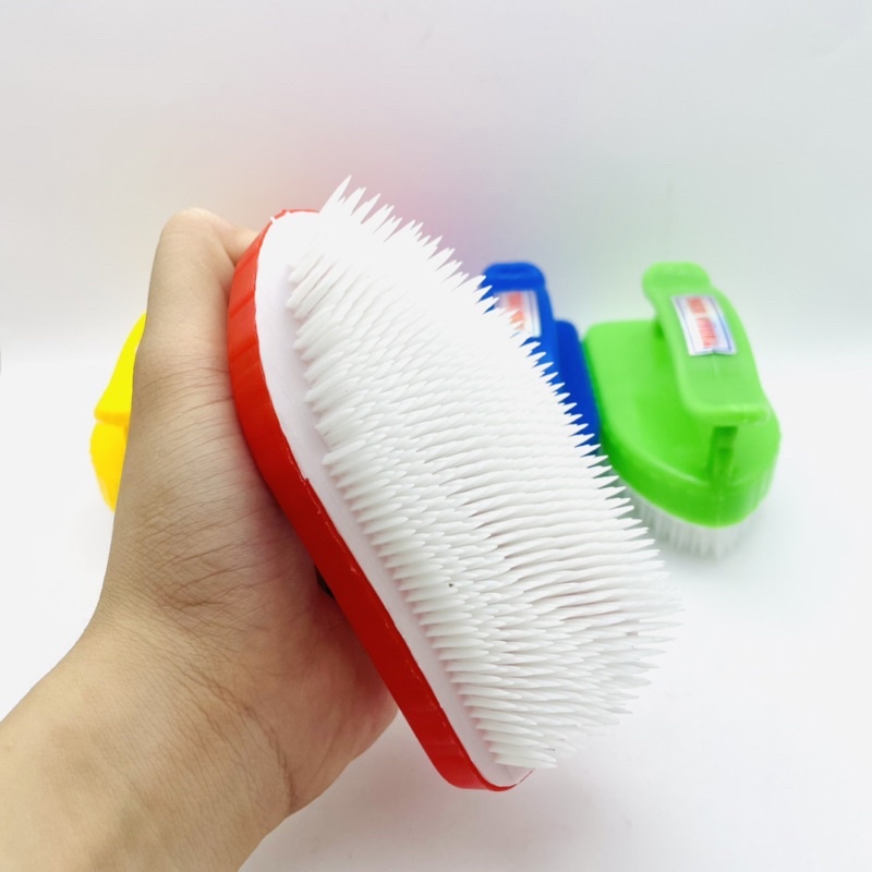 Bàn Chải Nhà Tắm Giặt Quần Áo Và Chà Sàn Bằng Nhựa Có Tay Cầm CHẢI LÀ