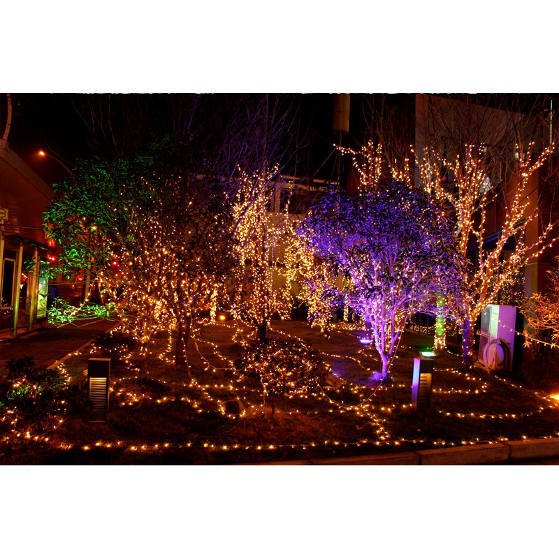 Dây đèn LED chớp nháy 100m chống nước, chuyên ngoài trời chuyên trang trí noel, giáng sinh, nhà hàng