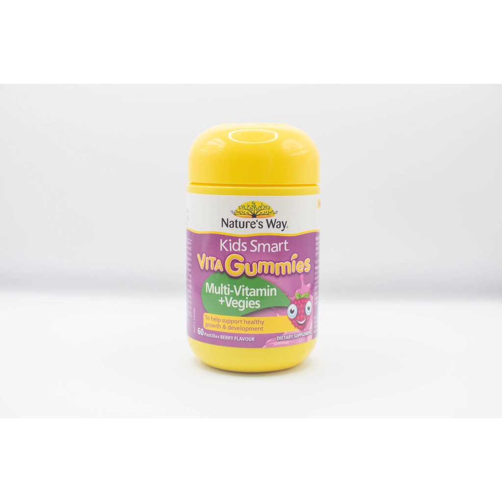 Kẹo dẻo Vitamin Và Rau Quả Nature way, 60 viên