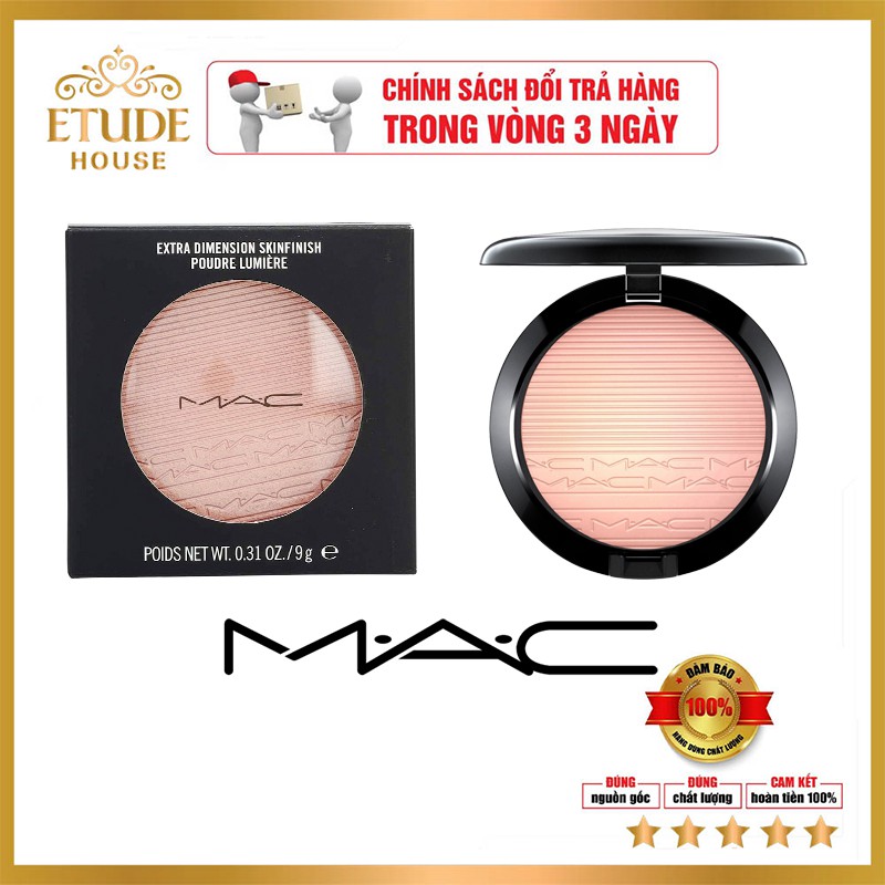 Phấn Bắt Sáng Highlight MAC Extra Dimension Skinfinish Poudre Lumiere Beaming blush