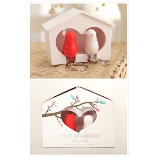 Để móc khóa bird house