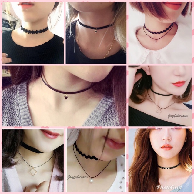 Vòng Cổ Choker Handmade Phong Cách Hàn Quốc