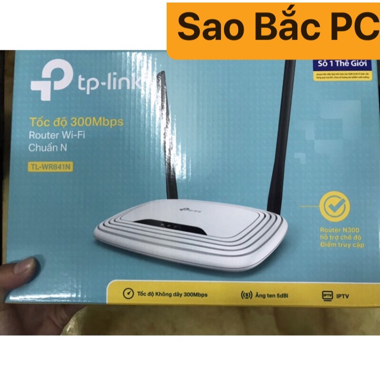 Bộ phát Wifi TP link 2 râu 841N- Mới 100%