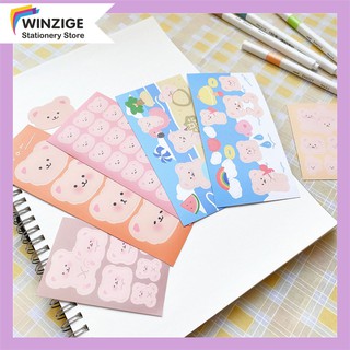 Winzige Sticker dán trang trí điện thoại hình chú gấu đáng yêu DIY