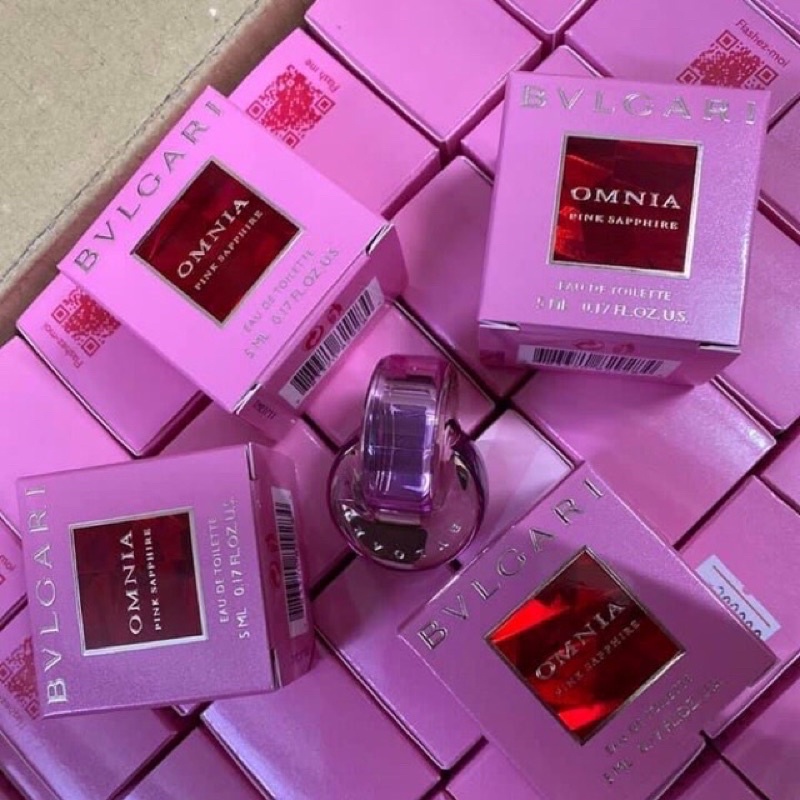 Nước hoa mini Bvlgari Omnia Pink Sapphire EDT 5ml