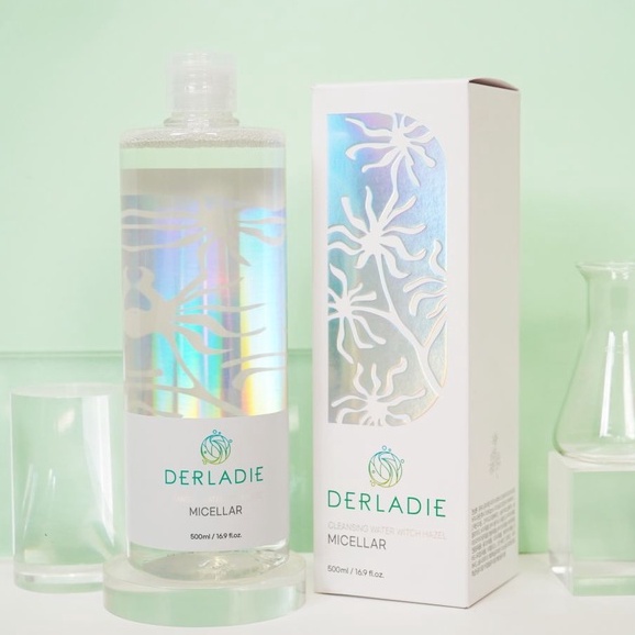 Tẩy Trang Derladie Nước Làm Sạch Sâu Cho Da Mụn Derladie Cleansing Water Witch Hazel