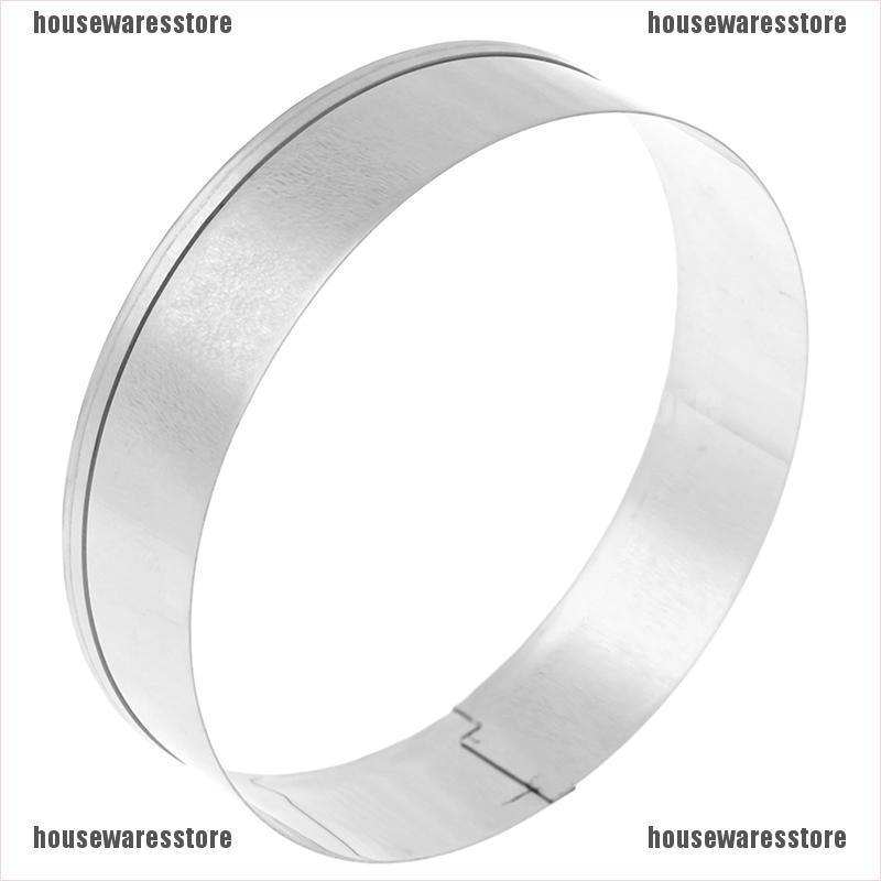 Bộ 5 Khuôn Cắt Bánh Tròn Bằng Thép Không Gỉ Cao Cấp