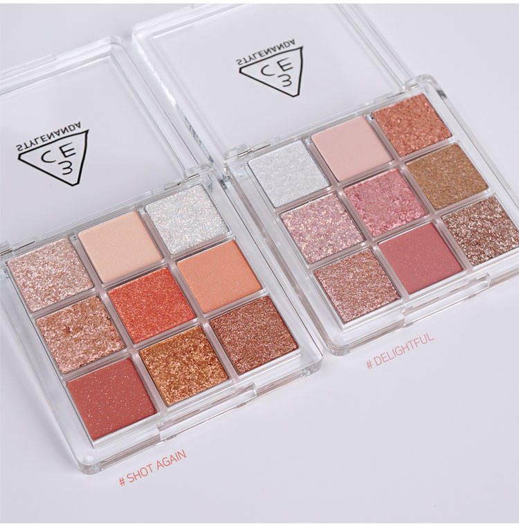 Bảng phấn mắt 3CE màu sắc long lanh thời thượng