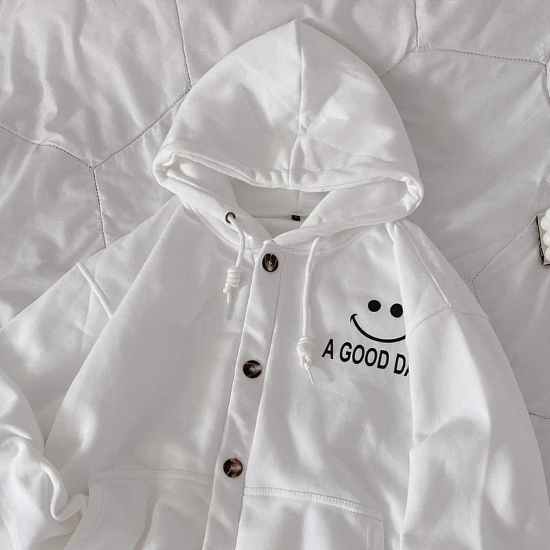 Áo Khoác Nút A Good Day Form Rộng unisex 2t clothes