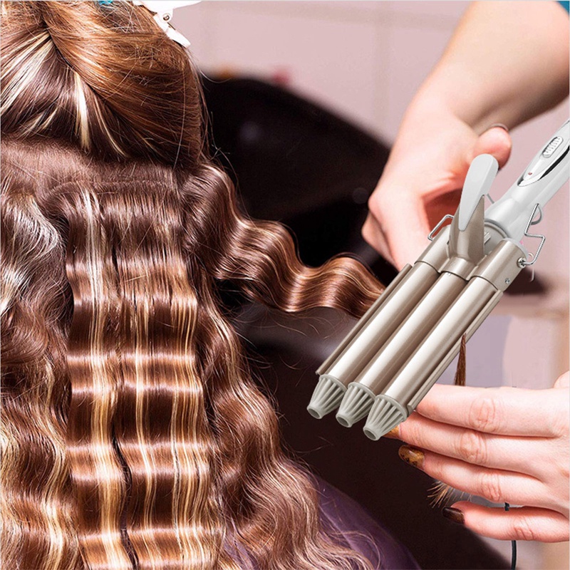 Ygt Máy Uốn Tóc 3 Trục Làm Xoăn Gợn Sóng Dài Và Ngắn Đi Biển