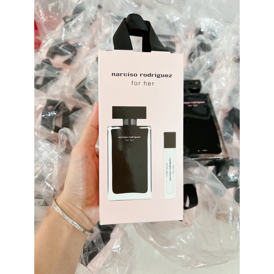 Set Nước Hoa Nữ Narciso Rodriguez For Her EDT (EDT 100ml x 10ml) - Scent of Perfumes