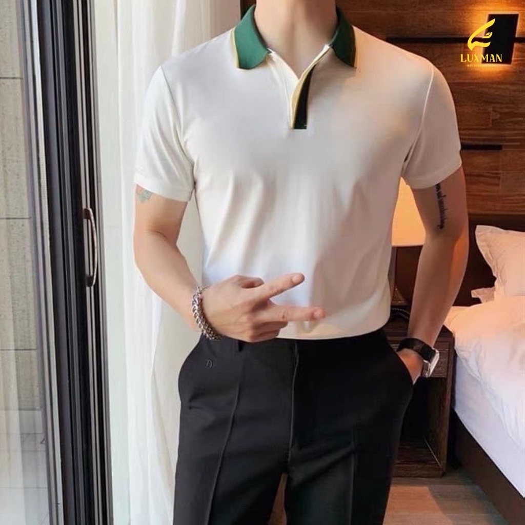 Áo polo nam cao cấp cổ bẻ chất liệu cotton xịn, form dáng hiện đại trẻ trung năng động.