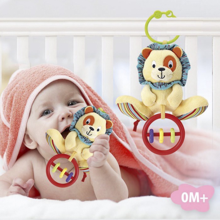Đồ chơi thú bông xúc xắc treo cũi khỉ con Winfun 0119 - kích thích thị giác, tư duy màu sắc cho trẻ sơ sinh