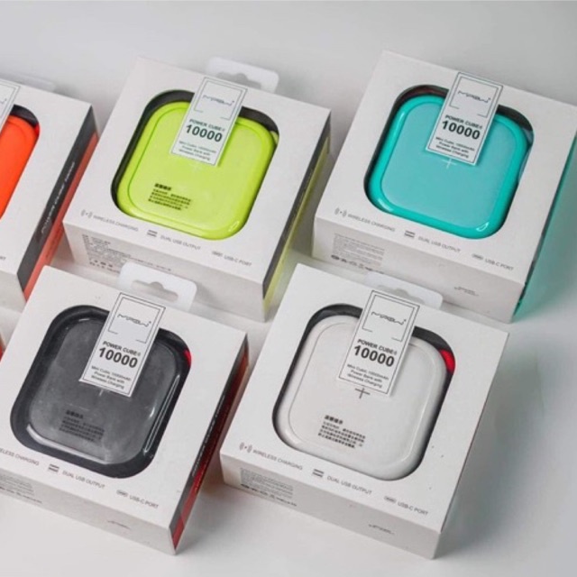 Sạc dự phòng, sạc không dây MiPow Cube New 10.000mAh
