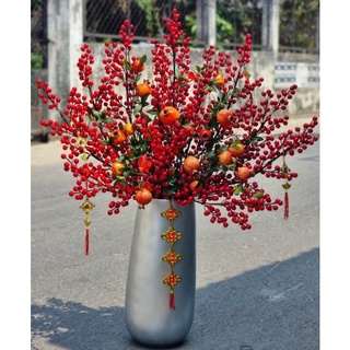 Chậu composite dáng bom cao 48cm