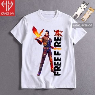 Áo Thun Free fire Nhân Vật HAYATO Vải Cotton 4 Chiều F142