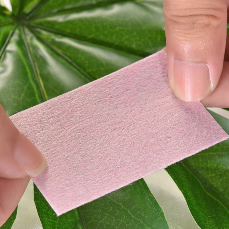 [Hàng mới về] Bông tẩy sơn móng tay chất liệu cotton cứng dày thân thiện với môi trường sử dụng một lần tiện lợi HB