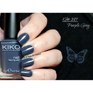 Sơn móng tay Kiko màu 381 Purple Grey