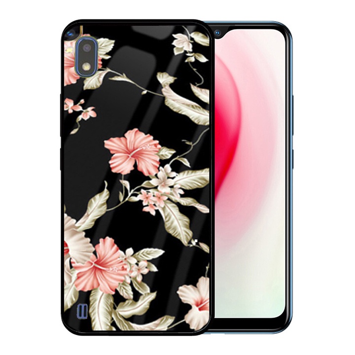 &quot;Ốp lưng  Samsung A10 &quot; Mặt kính 3D sang trọng_Không Nhòe, Không Phai Hình ( Tim shop )