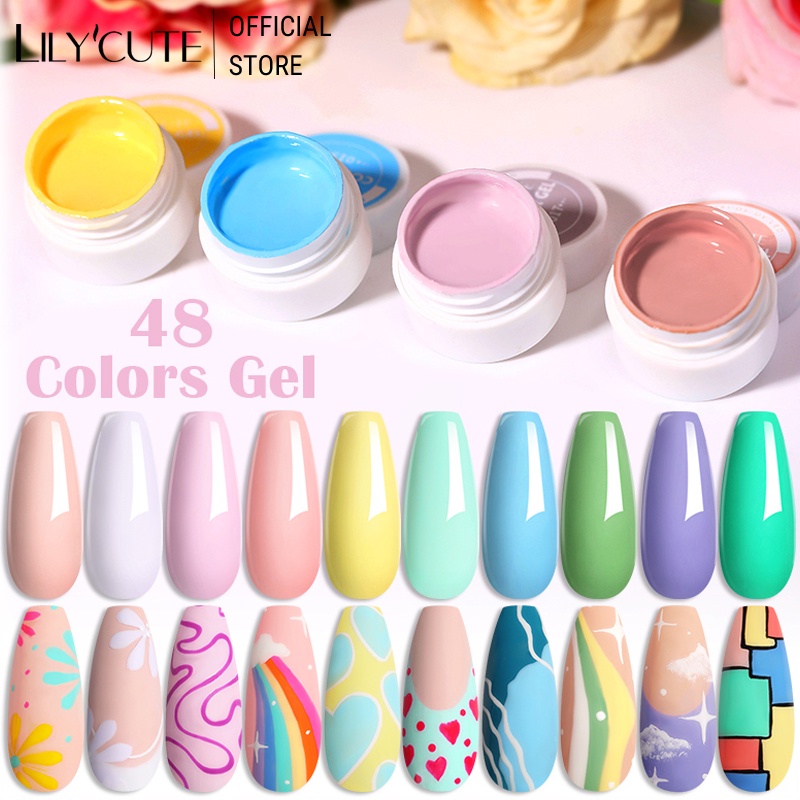 Sơn Móng Tay Gel UV 8ml Nhiều Màu Sắc Thời Trang