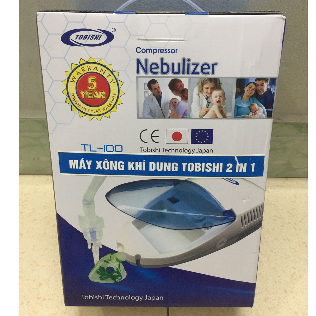 Máy Xông Hút 2 Trong 1 Tobishi [ 2 Chức Năng Hút Mũi + Xông Khí Dung ] Y TẾ NGUYẾT ANH