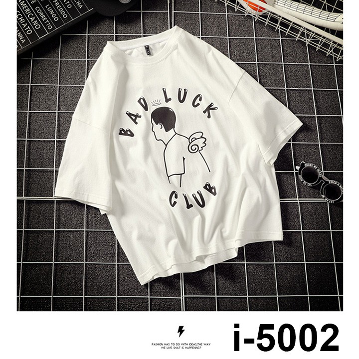 M5002 Áo Thun Nữ Unisex Hình BAD LUCK CLUB