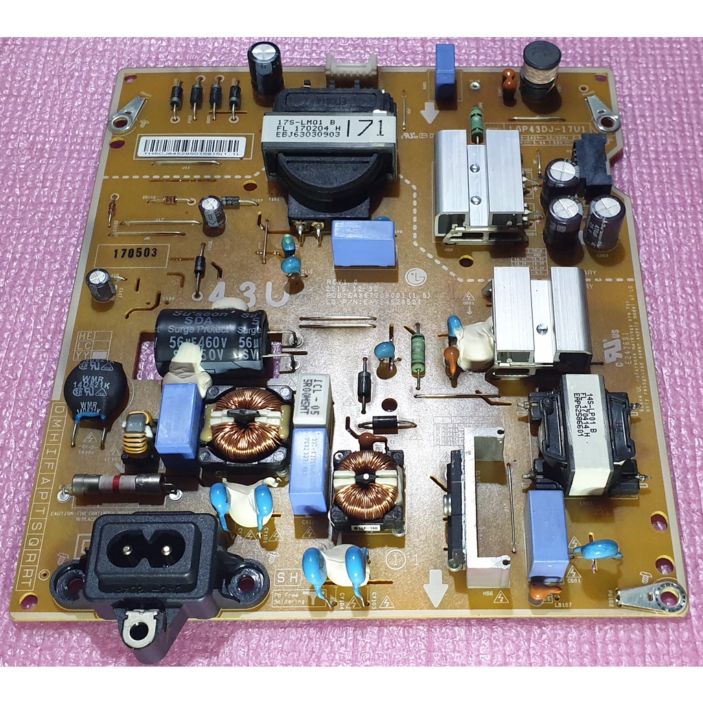 Bo mạch nguồn TiVi LG: 43UJ632T, 43UK6340P, 43uj632t, 43uk6340p, 43uj, 43uk
