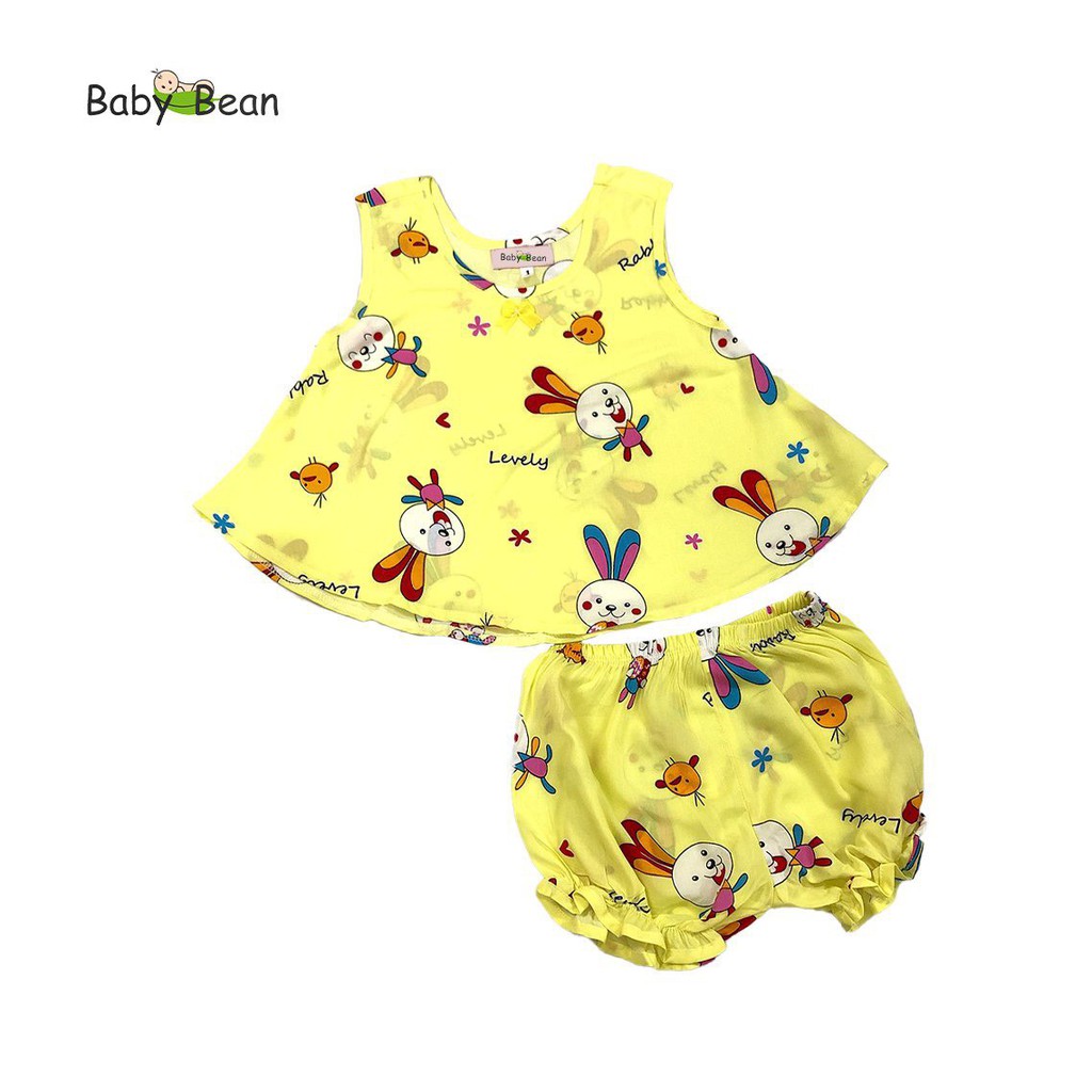 [MÃ THƯƠNG HIỆU YÊU THÍCH Voucher giảm 10%] Đồ Bộ Tol Xòe Bé Gái BabyBean (10kg-20kg)