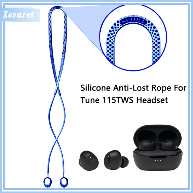 Dây Đeo Cổ Bằng Silicon Co Giãn Chống Mất Cho Jbl Tune 115tws