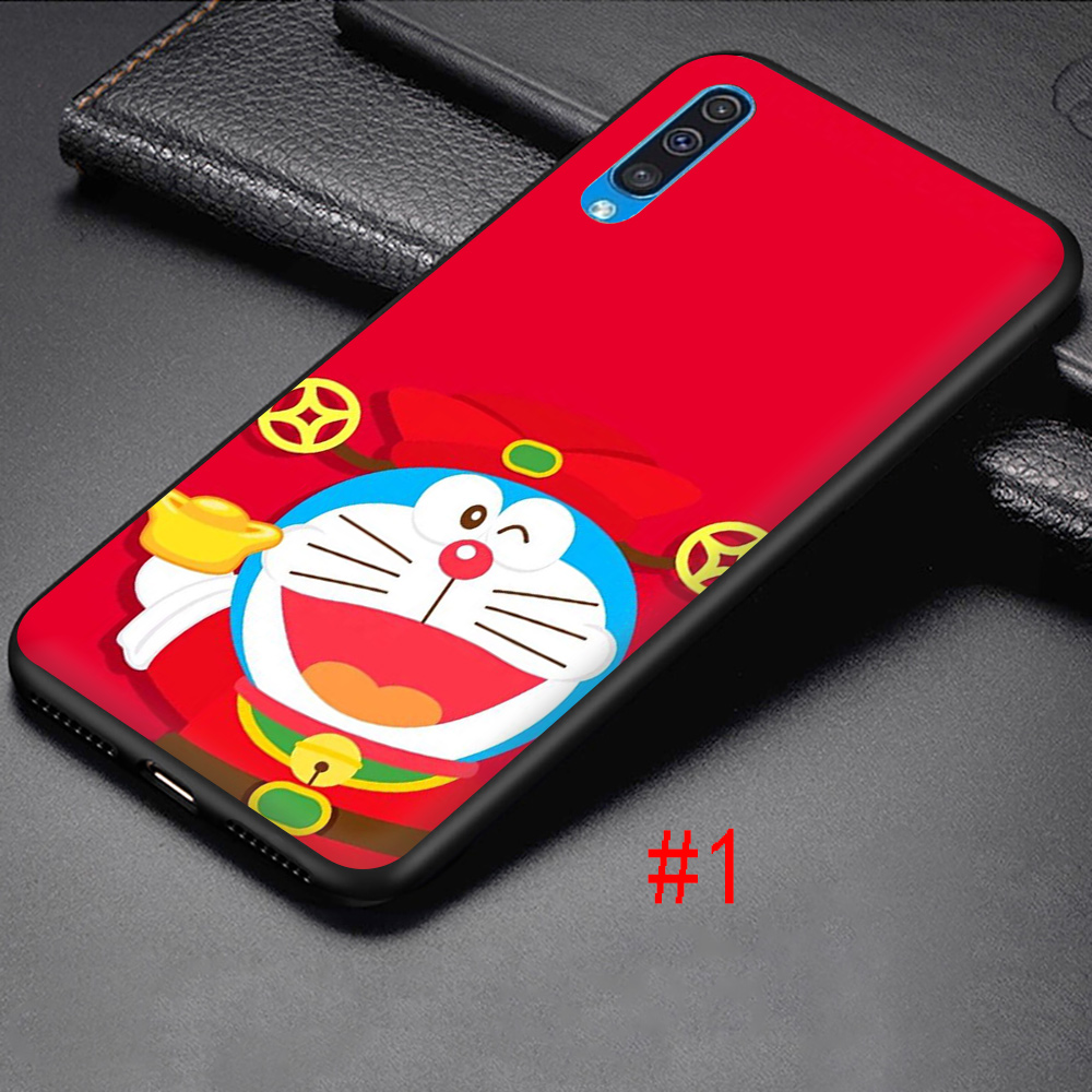 Cute Doraemon Soft Silicone Phone Case Samsung A6 A7 A8 Plus A9 2018 A3 2016 A5 2017