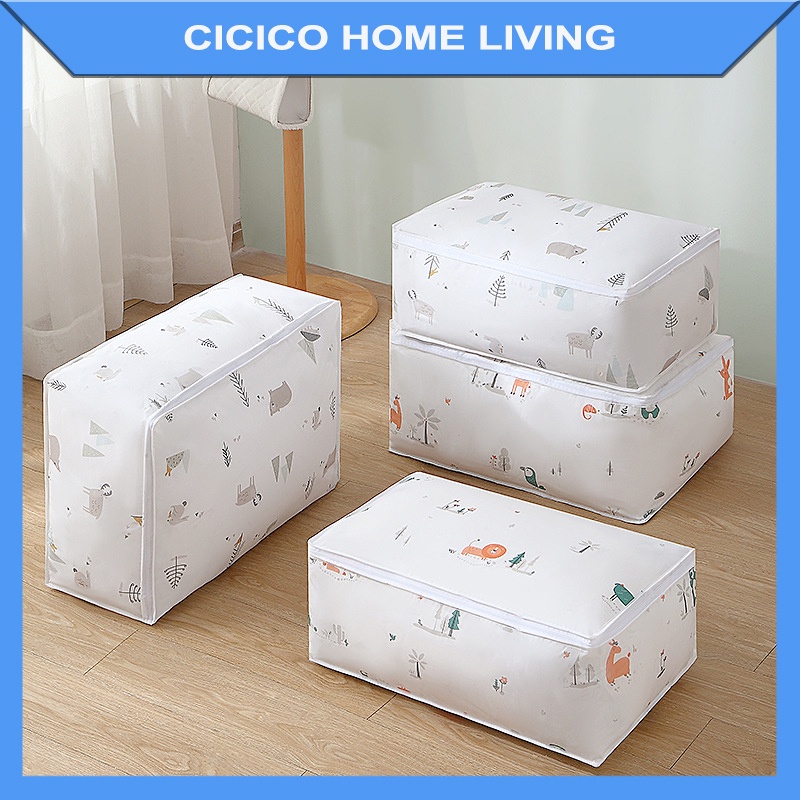 Túi đựng quần áo Cicico A206 túi đựng chăn màn 2 size 60cm và 55cm