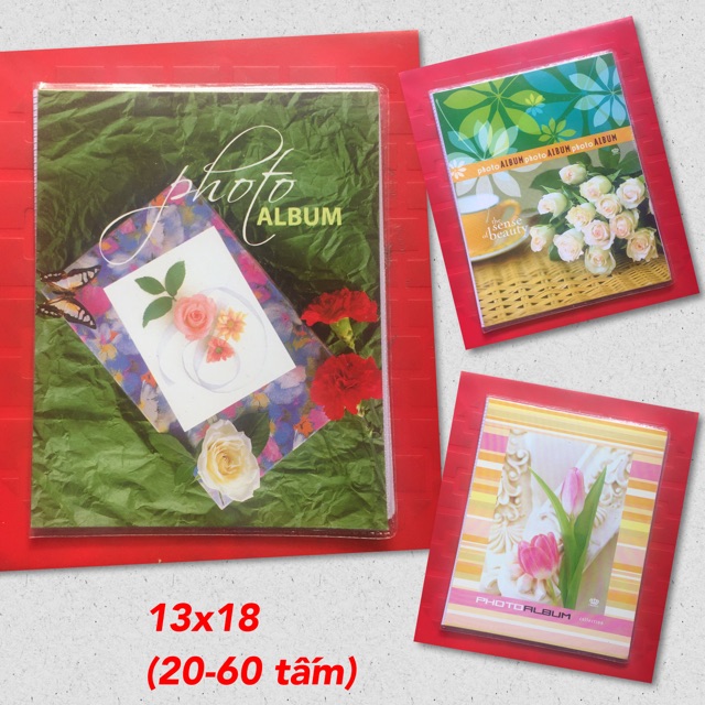 Album 13x18 lưu 20-40-60 không hộp; 72-80-104 tấm c