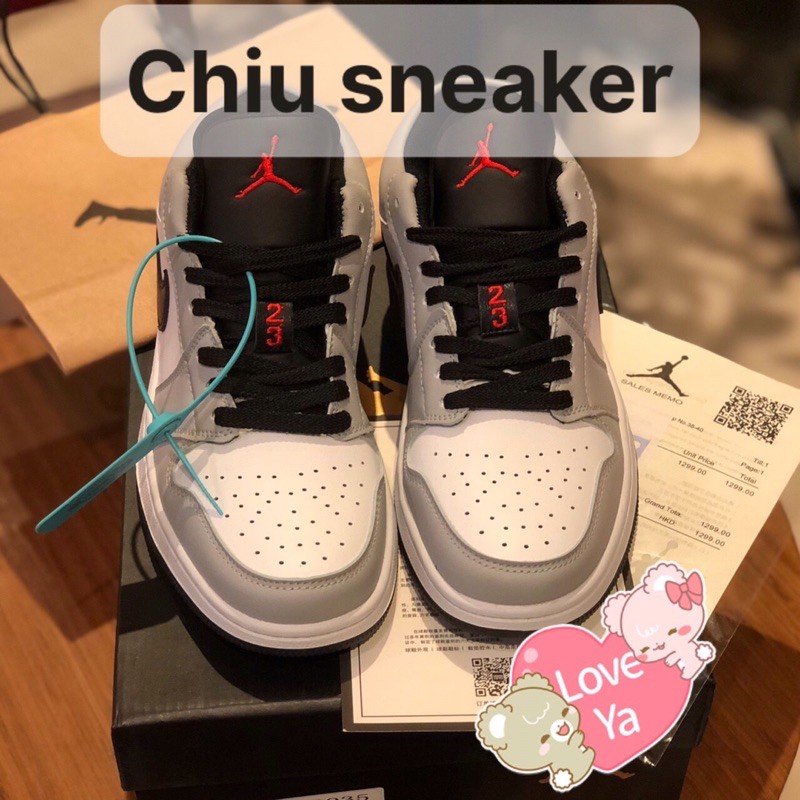 [Full box]+ Free ship giày thể thao Jordan 1 cổ thấp xám [ Jd1 ] [ Jordan xám ] [ Jordan smoke ] | BigBuy360 - bigbuy360.vn