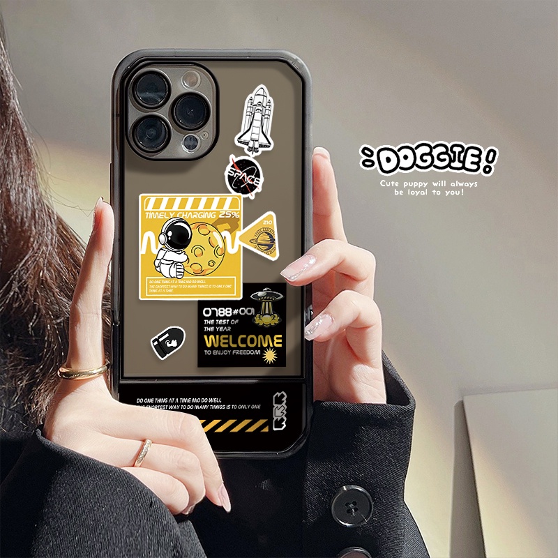 Ốp Điện Thoại TPU Chống Sốc / Rơi Vỡ In Hình Phi Hành Gia Cho IPhone 13 11 12 Pro MAX 8 7 Plus 6 6S Plus X XS MAX XR SE 2020