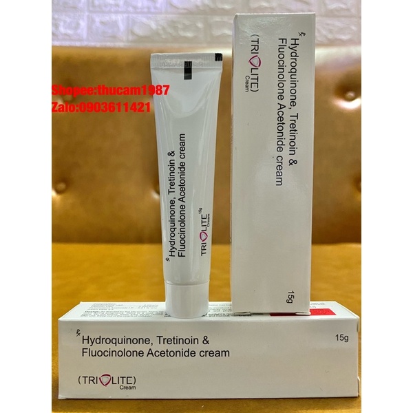 Kem mờ nám, sáng da Tríolite Cream (15g) Ấn Độ.