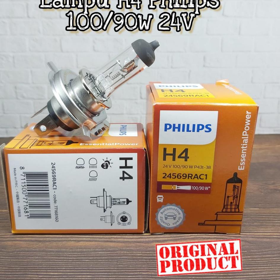 Bóng Đèn Philips Halogen H4 60 / / 100 Chất Lượng Cao