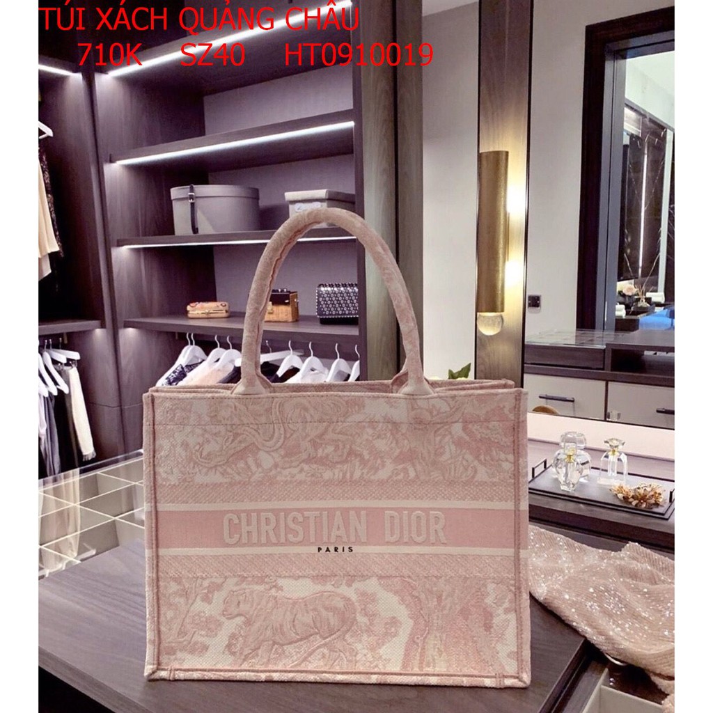 Túi D tote hồng baby