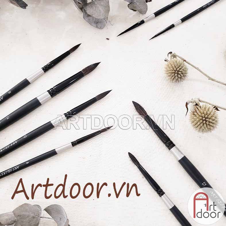 [ARTDOOR] Cọ vẽ màu nước ART SECRET lông Sóc thân Đen (950SQ)