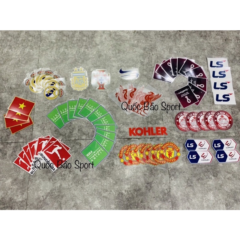 Sticker Patch logo- decal clb cao cấp