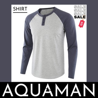 Áo Thun RAGLAN Classic phối 2 màu sang trọng, phong cách AQUAMAN