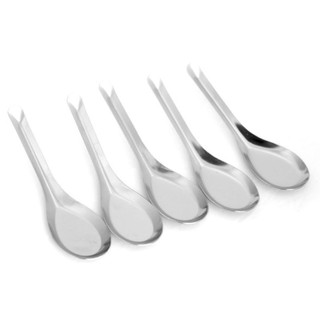 Bộ 5 muỗng canh sen vuông ( inox dày)