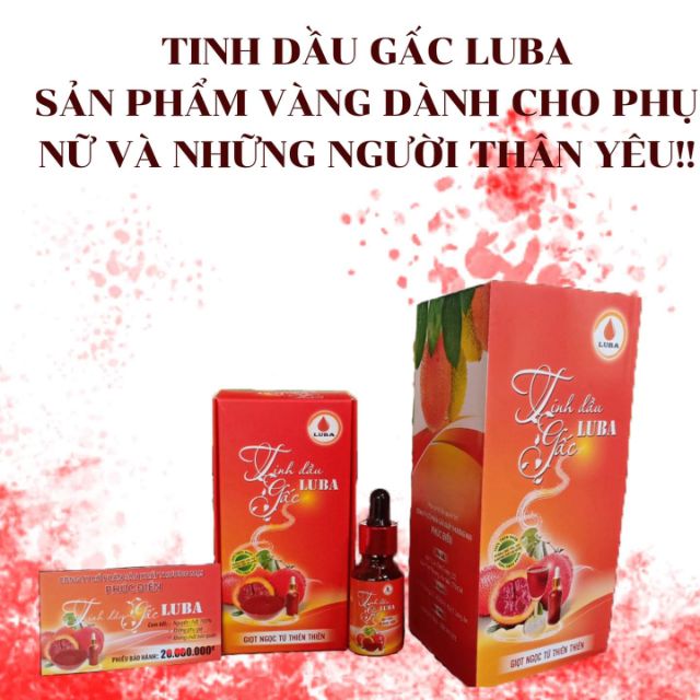 TINH DẦU GẤC LUBA