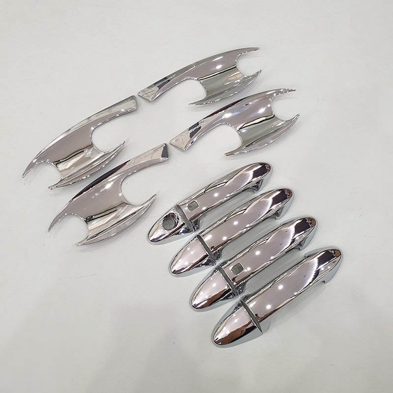 Ốp Tay Cửa và Hõm Cửa Mạ Crom Xe Ford Ecosport đời 2014 đến 2022 Chống xước làm đẹp cho xe