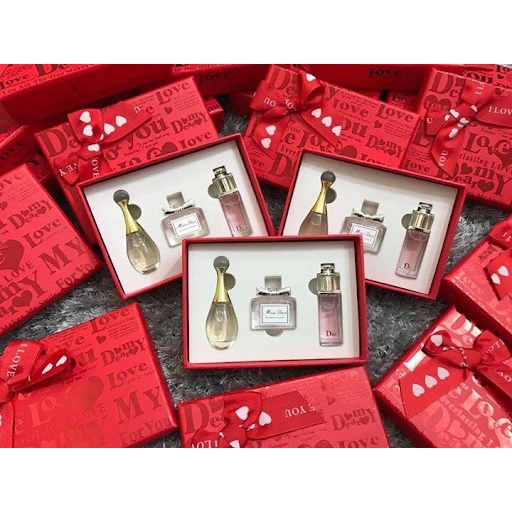Gift Set Nước Hoa Dior Mini 3 Chai Pháp