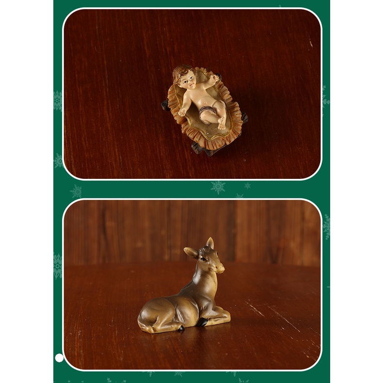 Mô Hình Tượng Chúa Jesus Dùng Trang Trí Hộp Quà Giáng Sinh