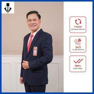 Vest Hồng Ngọc trung niên nam ,vest nam trung niên phong cách quý ông chất liệu nhập khẩu ẤN ĐỘ Cao Cấp ( tặng cà vạt)