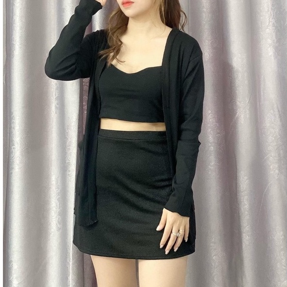 [Hàng Hot] Áo Cadigan len mỏng phong cách Hàn Quốc | BigBuy360 - bigbuy360.vn