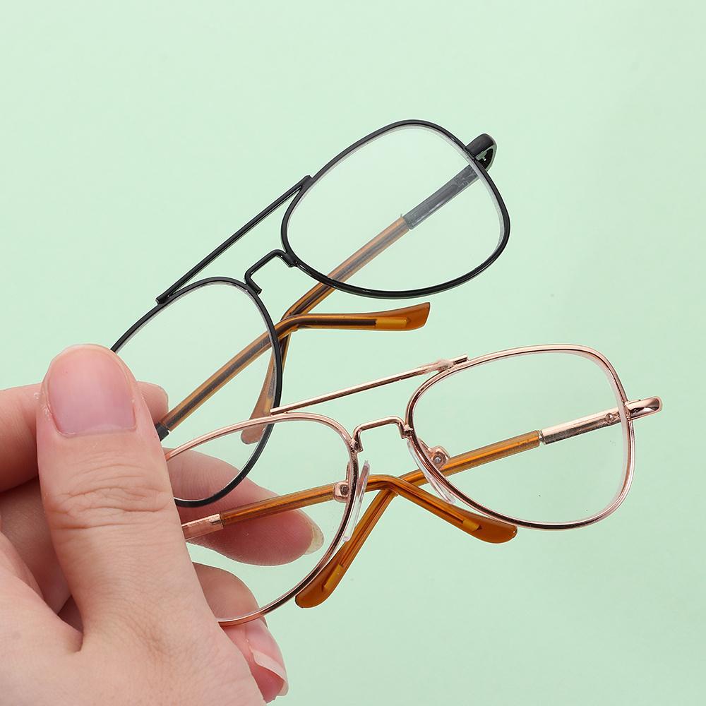 Gọng Kính Hình Oval Màu Cầu Vồng Dễ Thương Cho Búp Bê BJD 1 / 31 / 4