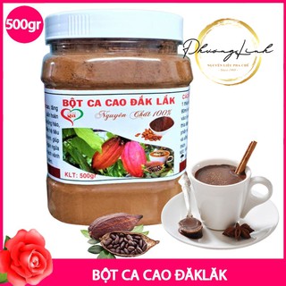Bột Cacao Đắk Lắk Nguyên Chất Hộp   500G